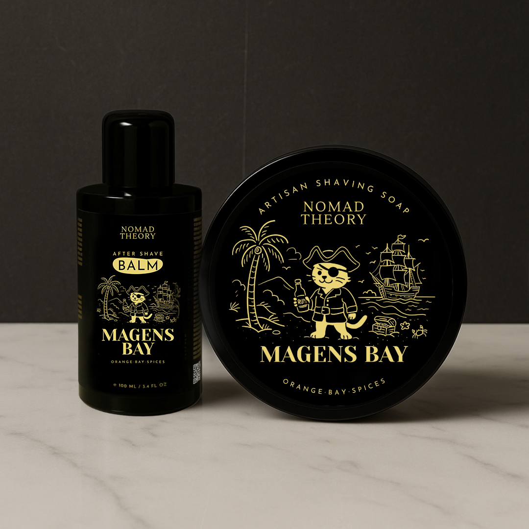 Nomad Theory MAGENS BAY Aftershave Balm and Shaving Soap