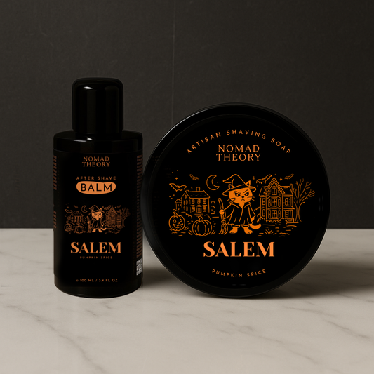 Nomad Theory SALEM Aftershave Balm and Shaving Soap