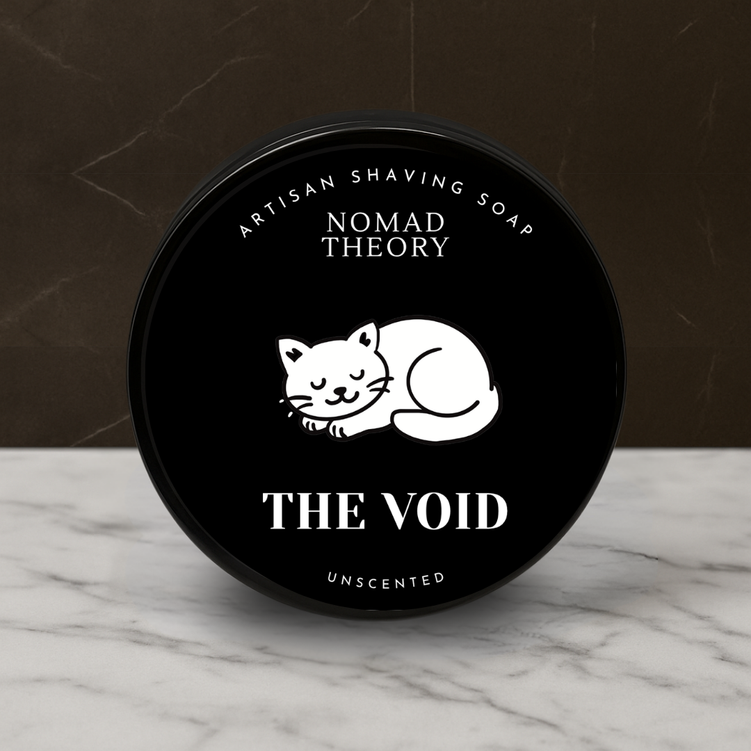 Nomad Theory The Void Shaving Soap Regular Size Front Label