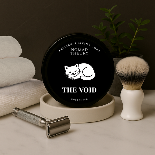 Nomad Theory The Void Shaving Soap Hero Image