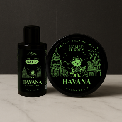 Nomad Theory HAVANA Aftershave Balm and Shaving Soap