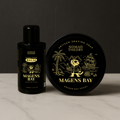 Nomad Theory MAGENS BAY Aftershave Balm and Shaving Soap