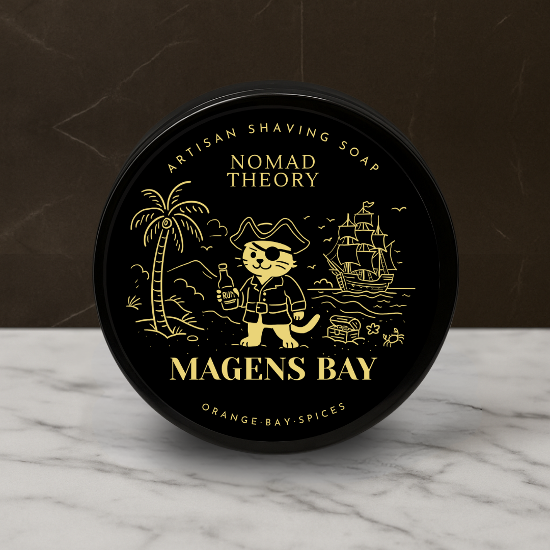 Nomad Theory Magens Bay Shaving Soap Regular Size Front Label