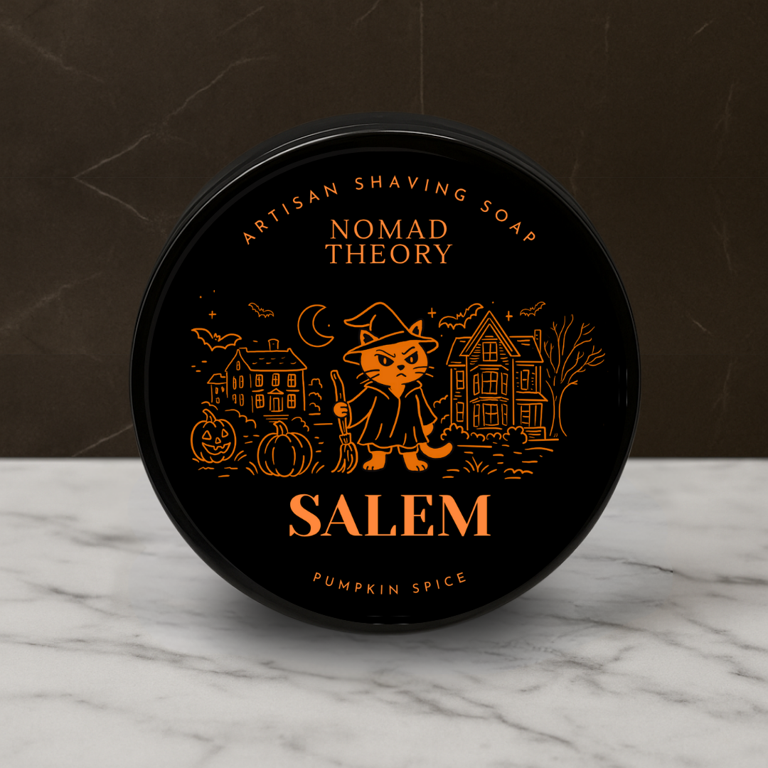 Nomad Theory Salem Shaving Soap Regular Size Front Label